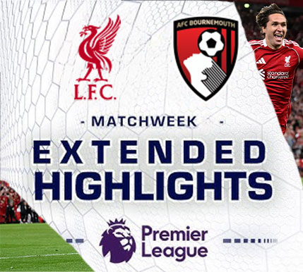 [Highlight] PremierLeague : ลิเวอร์พูล vs บอร์นมัธ